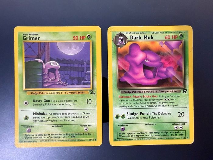 Pokemon - (2) Grimer & Dark Muk