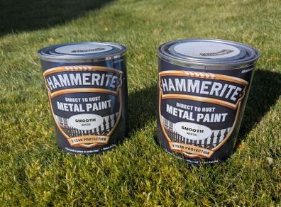 Hammerite Anti Corrosive Metal Paint (white)