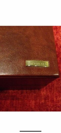 Jos Von Arx Gents Watch and Silver Plated Pen Set