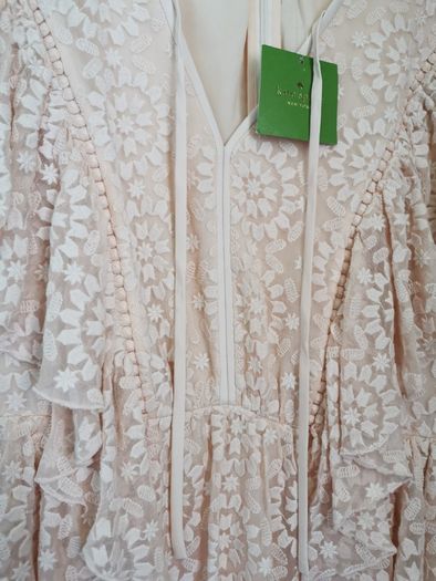 BNWT - Kate spade embroidered chiffon dress UK 14