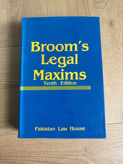 Brooms Legal Maxims 10th Edition 1939 Hardcover