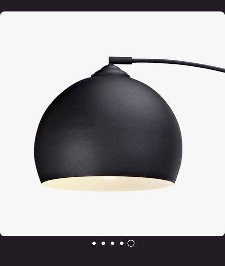 Designer arc floor lamp