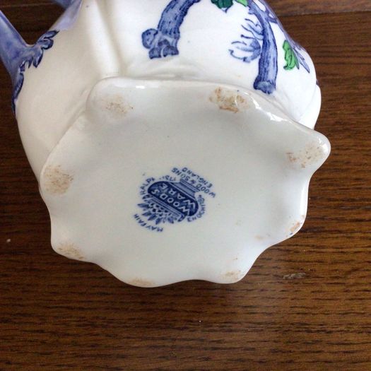 Vintage Woods Mayfair Design Hand Painted 7 inch Water jug