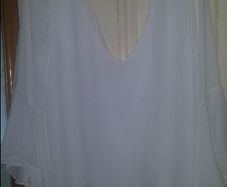 Zara Trafaluc lovely white blouse size UK12 EU40 Postage included