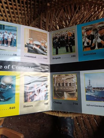 1987 Lucky Bag Yearbook United States Navy
