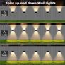 Solar Fence Lights Outdoor Garden, Warm White, Up & Down Solar Wall Lights Outdoor, Waterproof, 120 Lumens Bright Dusk to Dawn for Yard/Pool/Porch - 2 Pack Image 8