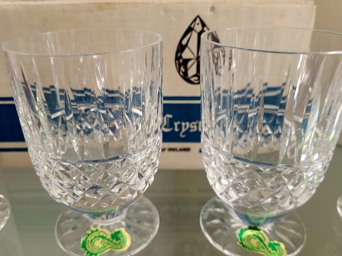 Waterford Crystal Glasses Set of 6 Unused Original Box Made in Ireland