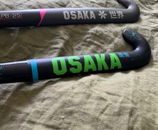 Osaka hockey stick bag and 2 Osaka sticks (1 barely used)