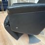 Rolf Benz Black Leather Swivel Recliner Image 6