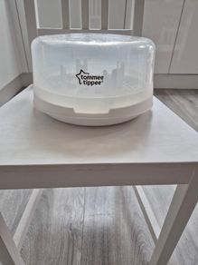 Tommee Tippee Microwave/Steam Sterilizer for Up to 6 Bottles, Chemical Free