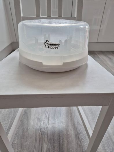 Tommee Tippee Microwave/Steam Sterilizer for Up to 6 Bottles, Chemical Free