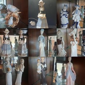 Ornaments ,Vintage Porcelain Figurine Collection