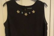 Black cropped top cute detail
