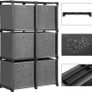 6-Cube Storage System with 6 Fabric Boxes - Free Delivery Nationwide Image 6