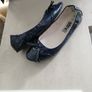 Flat navy colour girls shoes  (size UK 4, EU 37) Image 3