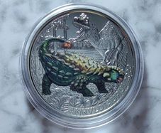 Austria 3 Euro Base Metals Uncirculated Coin 2020 - Ankylosaurus Magniventris - Super Saurs