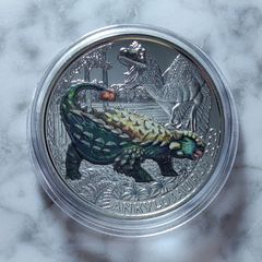 Austria 3 Euro Base Metals Uncirculated Coin 2020 - Ankylosaurus Magniventris - Super Saurs