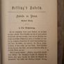 Fabeln Und Erzahlungen. German Fabkes And TALES  By Lessing Und Gellert. RARE VINTAGE Hardback In Good Condition. Image 7
