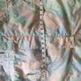 Vintage womens 80s light weight rain jacket 3/4 length jacket 80s shoulder pads Multiple pockets Amazing 80s print Image 3