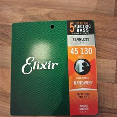 Elixir Stainless Steel 5 String 45 to 130