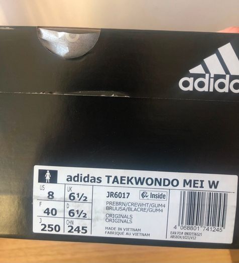 Adidas Taekwondo Mei Trainers UK 6.5 EU 40 New Boxed