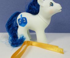 Dreidel - Hannukah Pony HQG1C Baby Teeny not MLP G1 My Little Pony Repro Custom