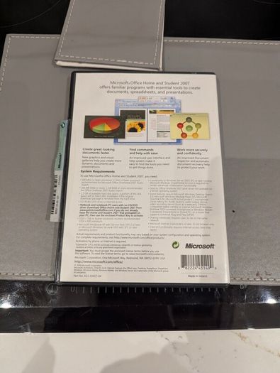 Microsoft Office XP, 2007 and Works 7.0