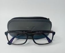 Armani Blue Light Computer Glasses Ea 3175 - Mens Blue Light Block Glasses Case