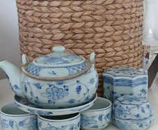 Vintage 9 Piece Vietnamese Tea Set