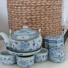 Vintage 9 Piece Vietnamese Tea Set
