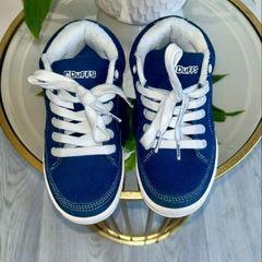 Boys Navy Duffs Strombolie Suede Trainers. Size UK 3 / EU 35.5