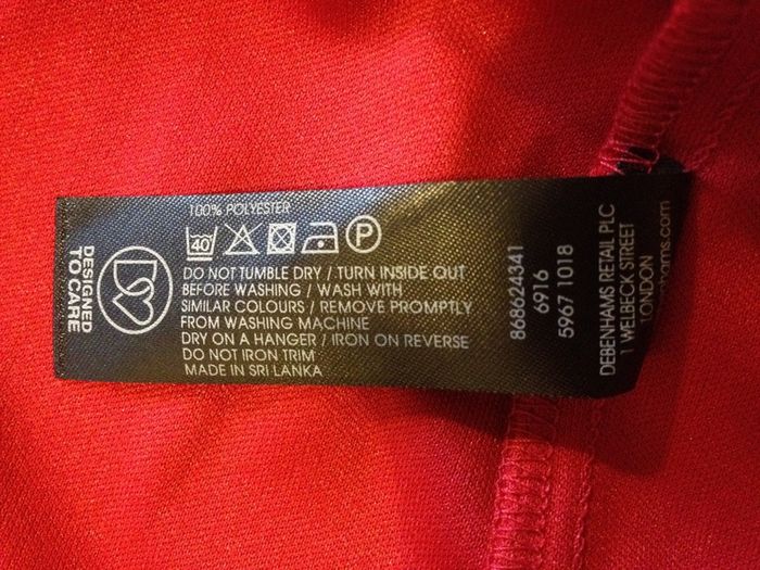 Debenhams Petite Collection Red Dress (Size 6 Petite) New