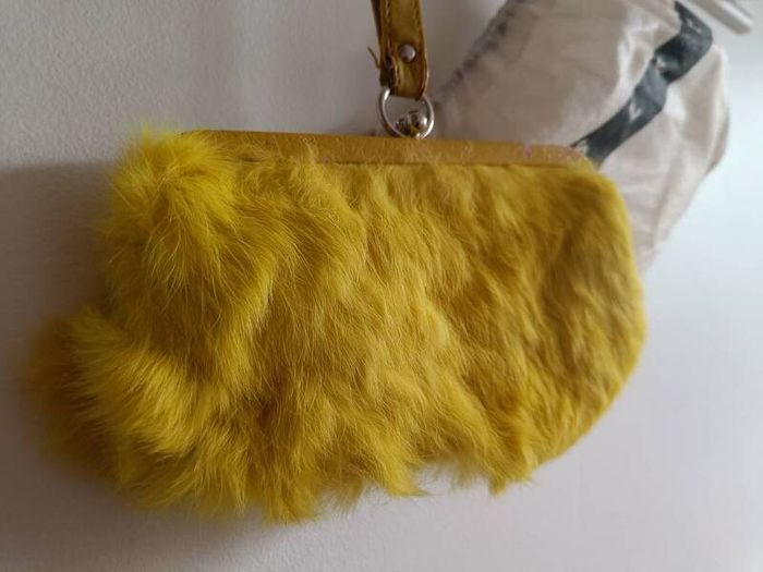 Sisley Rabbit Fur Bag