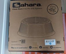 Sahara fire pit grill system