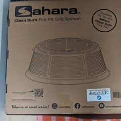Sahara fire pit grill system