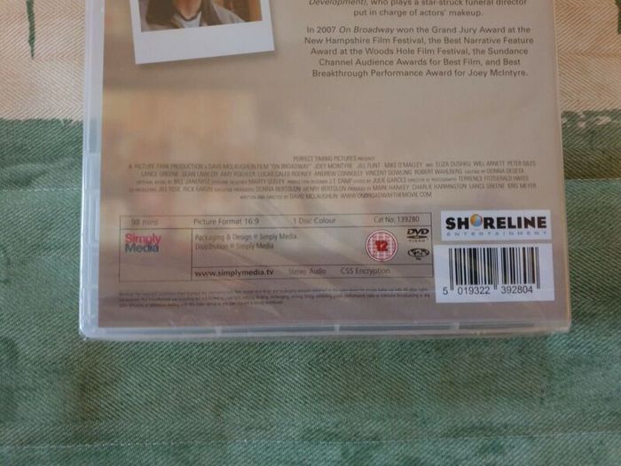 On Broadway DVD 2007 Joey McIntyre Eliza Dushku Mike O'Malley Sean Lawlor 2008