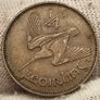 Ireland 1937 1/4d Farthing Coin Image 2