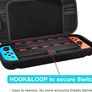 Switch Case Compatible with Nintendo Switch/Switch OLED - Carrying Case with 20 Game Cartridges, Protective Hard Shell Travel Case Pouch for Nintendo Switch Console Image 2