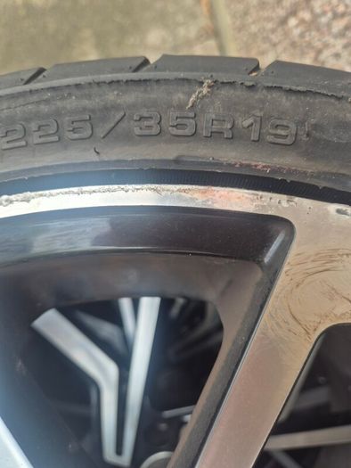 vw golf alloys and tyres
