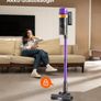 Cordless Vacuum Cleaner for Pet Hair, 1.8 L with Display, 55000Pa/620W/75Min Battery Vacuum Cleaner, Self-Standing Handle Vacuum Cleaner with Anti-Tangle Brush & Wall Charging Station Image 7