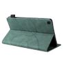 For Samsung Galaxy Tab A 8.0 2019 Dual-Color Splicing Horizontal Flip PU Leather Case With Holder & Card Slots Green Image 3