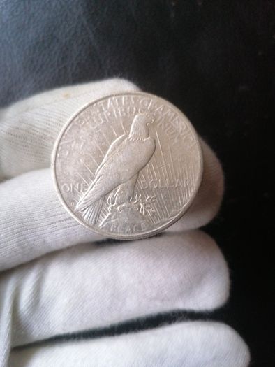 1923 US Silver Peace Dollar Coin