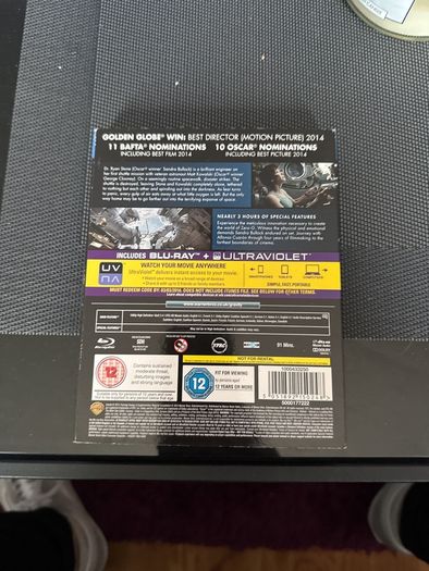 Gravity Blu Ray