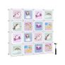 Cube  Shelving System for Kids Set of 16 Cube Storage Image 5