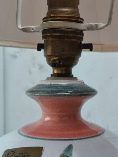 louis Mulcahy Pottery lamp