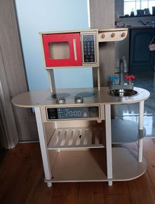 Kids Wooden Play Kitchen