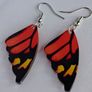 Monarch Butterfly Wing Earrings Image 3