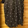 Hobbs dress knee length navy and white dots long sleeve size 8 Image 6