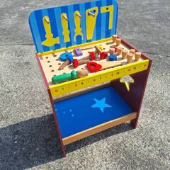 Childs work bench toy see dimensions