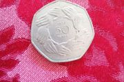 1973 UK 50 Pence Coin